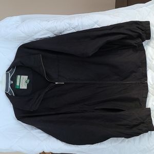 Black men's Fall Creek zip front jacket XL.